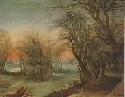 Denys Van Alsloot Winter Landscape (mk05) oil
